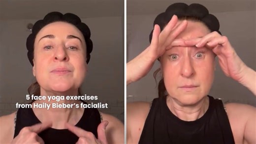 5 face yoga exercises from Hailey Bieber's facialist