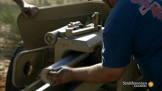 Used by the Germans in WWII, the Pak 40 makes other anti-tank guns look like toys. It can fire 10 shots per minute, and the force of one shot can blast through half a foot of steel. Watch as host Paul Shull fires one in the empty desert. 🎥The Weapon Hunter | Smithsonian Channel Aviation Nation