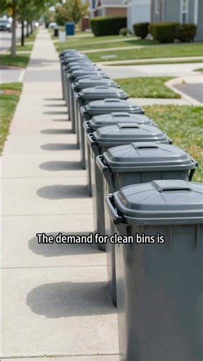 Trash Bin Cleaning Business #shorts #youtubeshorts #facts #money