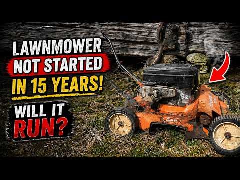 Lawnmower Abandoned for 15 Years. Is It Too Late?