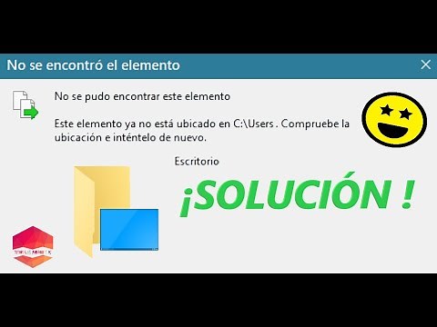 NO SE PUDO ENCONTRAR ESTE ELEMENTO - SOLUCIÓN PARA ESTE ELEMENTO YA NO ESTA UBICADO EN .. WINDOWS 10