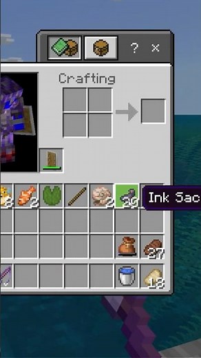 FISHING UP 20 INK SACS IN ONE MINECRAFT DAY!!??? #minecraft #minecraftbuilding #gaming #viral
