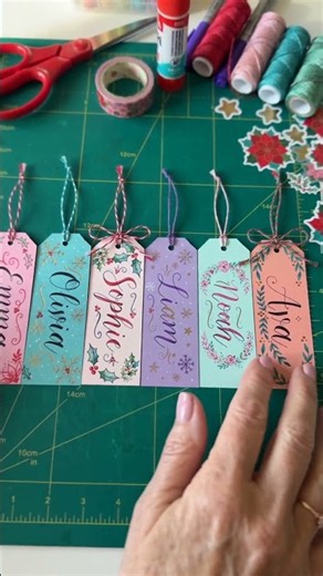 DIY Custom Name Tags from Paper 🏷️ | Easy Step by Step Tutorial