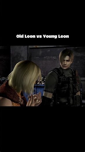 Old Leon vs Young Leon #residentevil #residentevilrequiem