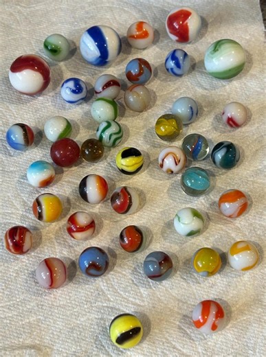 Collectable Akro Agate Glass Marbles - Etsy