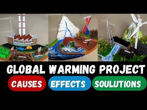 Global Warming Project | Causes, Effects & Solutions | working model explanation in hindi Nakul Sahu