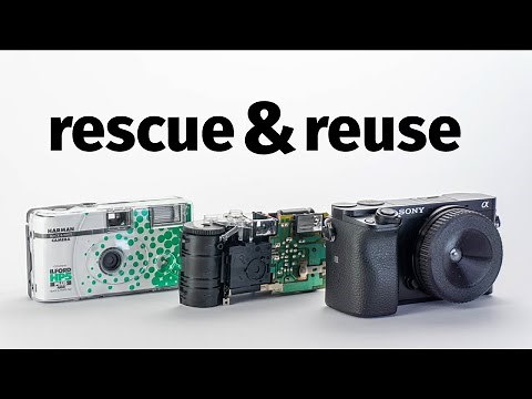 Make Sony E-Mount Lenses from Disposable Cameras