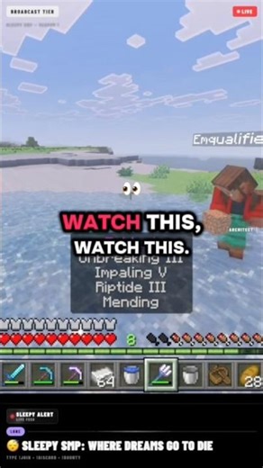I said ‘watch this clip’… instantly lost all my aura 😭💀 | Sleepy SMP S4