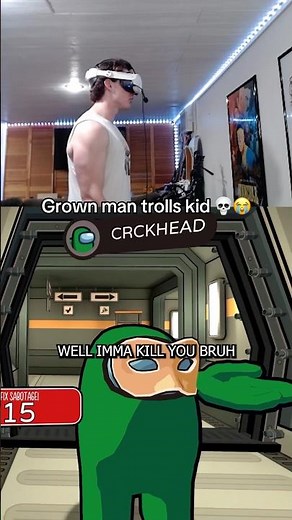 Trolling a Kid in Among Us VR