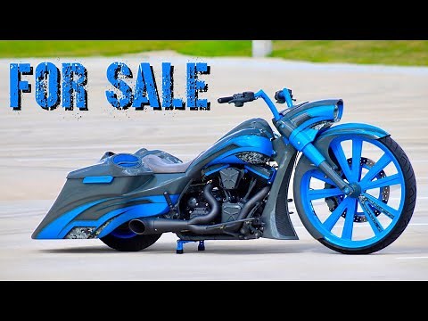 Sinister Custom Harley Road King Custom Bagger For Sale