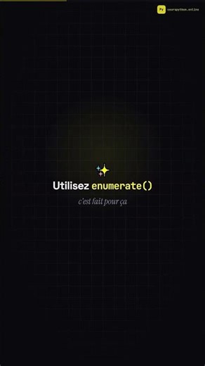 Arrêtez d'utiliser range(len()) en Python 🚨