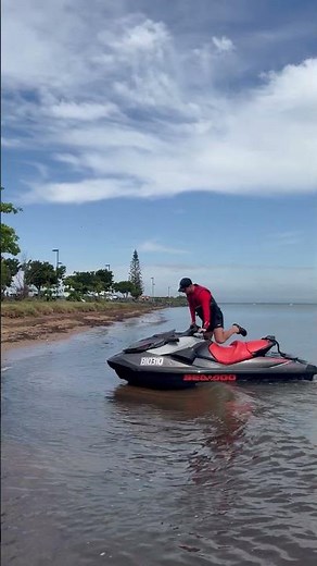 beaching your jetski