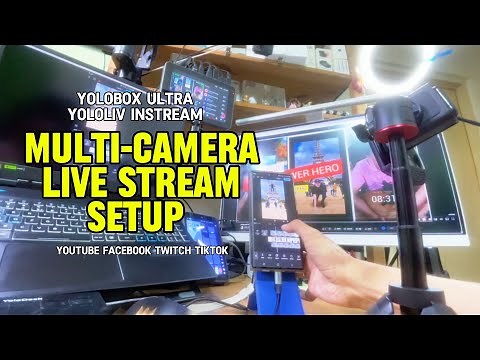 Multi-Camera Live Stream Setup: YoloBox Ultra & YOLOLiv InStream - YouTube, Facebook, Twitch, TikTok