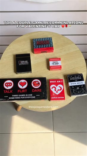 The Ajala Game Store NG🇳🇬 on Instagram: "Here’s a list of our recommendations for valentines couple games you should add to cart🛍️🛍️ Prices- Date deck -₦8,000 What am I (couples edition) -₦8,500 Talk, flirt, dare- ₦13,500 Truth or Dare -₦6,000 Drunk Desire- ₦8,000 Bedroom commands - ₦8,500 𝐇𝐎𝐖 𝐓𝐎 𝐒𝐇𝐎𝐏 1. Shop on website- 𝐭𝐡𝐞𝐚𝐣𝐚𝐥𝐚𝐠𝐚𝐦𝐞𝐬𝐭𝐨𝐫𝐞.𝐜𝐨𝐦 2. Send a WhatsApp message. 3. Visit any of our stores 𝐋𝐀𝐆𝐎𝐒, IBADAN, & 𝐀𝐁𝐔𝐉𝐀. 📍 𝐋𝐀𝐆𝐎𝐒 𝐒𝐓𝐎𝐑𝐄 G103, Og