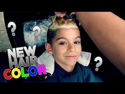 DAYLIN DYED HIS HAIR!! (Can You Guess What Color) Funhouse Vlog