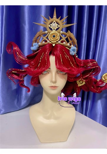 My naiad finally done 🥹✊🖐️ I’ll pass out bcoz of the wig during the shoot but probably will worth it #naiad #identityv #naiadweepinggoddess #cosplay #wigstyling