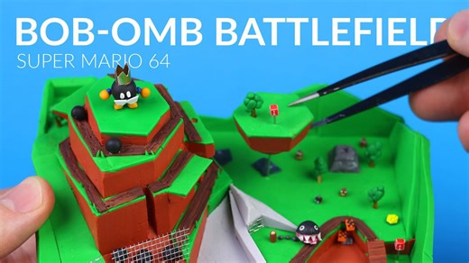 Creating Super Mario 64 with polymer clay