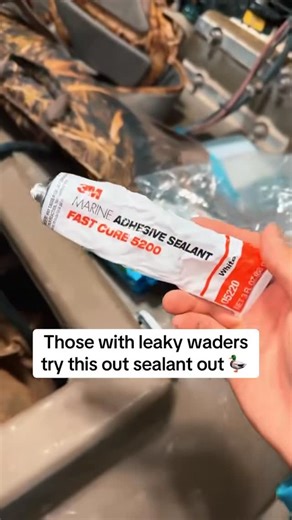 Kevin - TheOutdoorCollection on Instagram: "Some serious adhesive. This is what I used to seal up a big hole I put into my waders! 🦆 #wader #waders #wading #duckseason #highndry #duckhunting #waterfowl #duck #duckhunt #duckboat #missouri #duckhunter #arkansas #3m #leak #3m5200 #patch #patching #tips #tipsandtricks #duckhuntingseason"