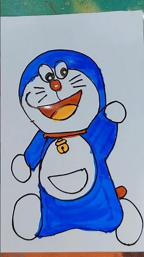 “How to Draw Doraemon Easy | Cute Cartoon Drawing for Kids”