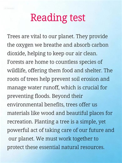 8.1K views · 68 reactions | Reading test practice | One to Five | Facebook