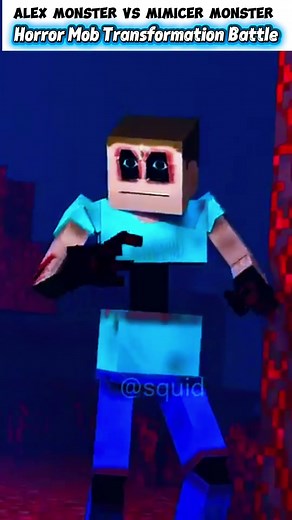 Alex Monster vs Mimicer Monster Alex and Mimicer Change in scratch Transformation