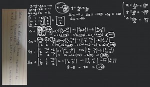 Solve the following linear equations by using Cramer's rule.x ... | Filo