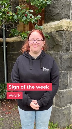 11K views · 223 reactions | Auslan Sign of the Week is all about effort and achievement. Work  Whether it’s in school, on the job, or in life - communication is the key to success. Want more Auslan learning tools?  Explore here: https://www.deafchildrenaustralia.org.au/resource-2/ #AuslanWordOfTheWeek #AuslanForEveryone #DeafChildrenAustralia #LearnAuslan #InclusiveCommunication #AuslanLearning | Deaf Children Australia | Facebook