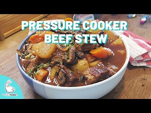 This Pressure Cooker Beef Stew recipe is mouth wateringly DELICIOUS!