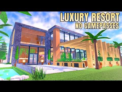 Luxury Modern Resort (Full Build Tutorial) | Restaurant Tycoon 3