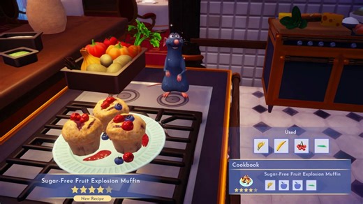 How to make Sugar-Free Fruit Explosion Muffin in Disney Dreamlight Valley