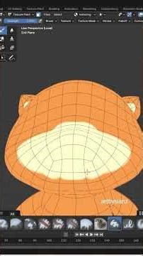 3d Deer Cartoon Modeling #blender #blender3d