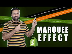 How To Add Double Scrolling Text [Marquee Effect Shopify - Free]