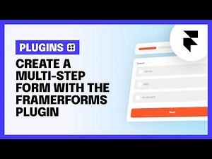 How to Create a Multi-Step Form (FramerForms Plugin)