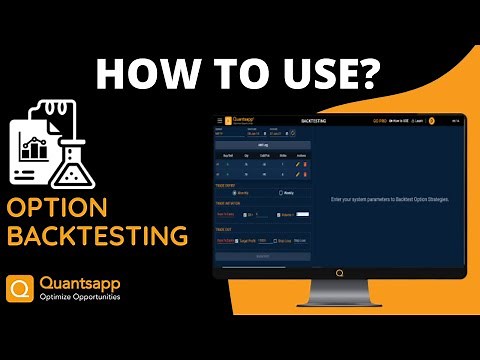 Quantsapp: How to use #Options Backtesting tool