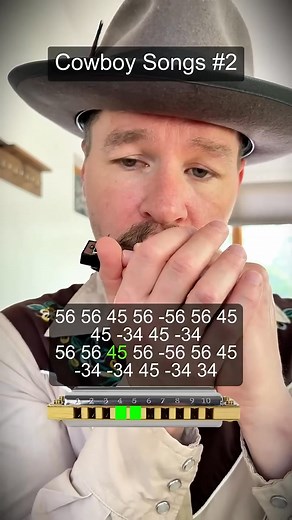 Harmonica Tutorial for Beginners Camptown Races #harmonica #country | Kasey's Music Method