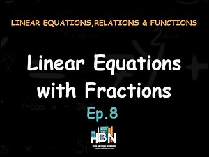 Linear Equations with Fractions | The LCM Method (Clear Fractions Fast!)