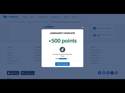 Run an Autolaunched Flow from a Custom Button || Autolaunched and Scheduled Flows