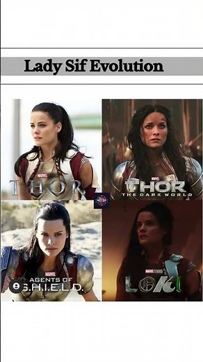 Lady Sif Glow Up Through Thor Movies to Loki Series! ⚔️✨