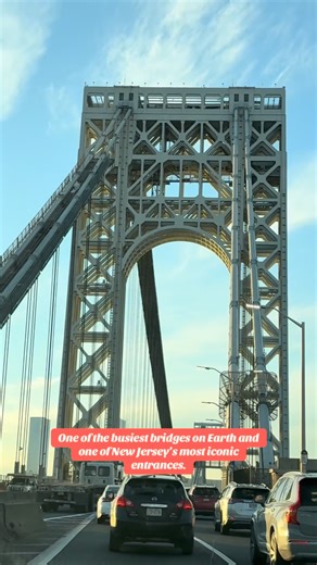 The George Washington Bridge opened in 1931, connecting Manhattan to Fort Lee, New Jersey across the Hudson River. Designed by engineer Othmar Ammann, it was the longest suspension bridge in the world at the time. Originally built with one deck, a second level was added in 1962 to handle growing traffic. Today, it’s one of the busiest bridges on Earth—and for nearly a century, it’s been the iconic gateway into New Jersey. . . #newjersey #bridge #traffic #history #fyp | Vintage New Jersey