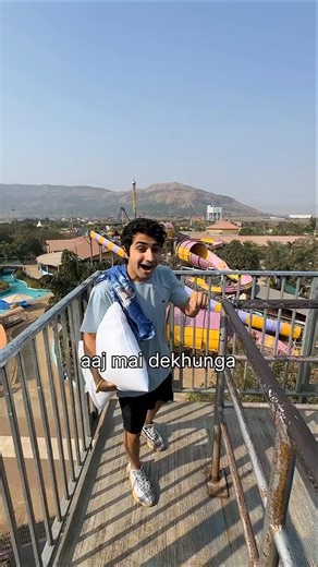 staying in water 🌊 park until they kick me!.. #viral #sarthak sachdeva #shorts