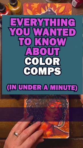 Everything You Wanted To Know About Color Comps #colorcomps #arttutorial #arthacks #learningart #colortheory #bensound