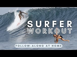 20 MIN SURF ENDURANCE TRAINING | 4 km running home workout | no equipment