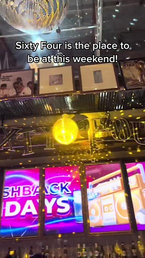 Make the most outta your weekend at Sixty Four! #SixtyFour #FlashbackWeekends #FlashbackFriday #Party #South #Bar #fyp #foryou #foryoupage