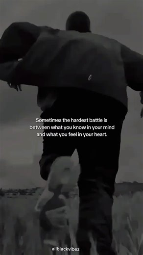 Sometimes the hardest battle is between what you know in your mind and what you feel in your heart. #deepquotes #quoteoftheday #deepthoughts #healingjourney #foryoupage❤️❤️ @give life a shot