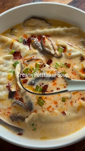 Daniela’s Dish | Creamy Potsticker Soup Everyone loves a quick and easy one pot meal and this is one of those comfort dinners that’s perfect the cold... | Instagram