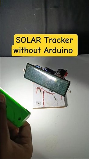 Solar Tracker ☀️ without Arduino #diyprojects#electronic #engineering #solartracker #scienceproject