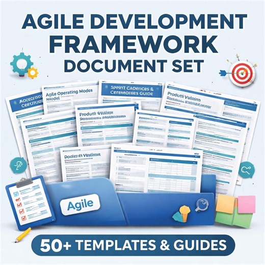 Agile Development Framework Templates, Agile PMO Toolkit, Scrum Kanban Team Docs, Product Governance, Planning Bundle - Etsy