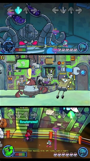 FNF Spongebob Robot Mod - Friday Night Funkin' Mobile Game #fnf #spongebob #squidward