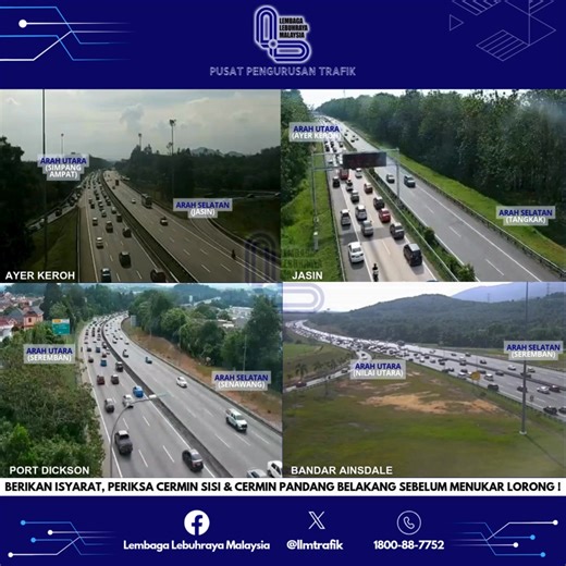 3.9K views · 29 reactions | INFO ALIRAN TRAFIK (E2 – LEBUHRAYA UTARA...