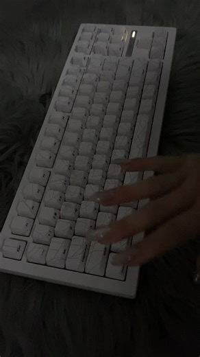 Custom White Spider Web Mechanical Keyboard Unboxing